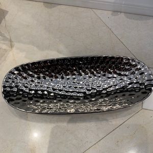 🧓🏼MT Verdici silver coloured serving dish